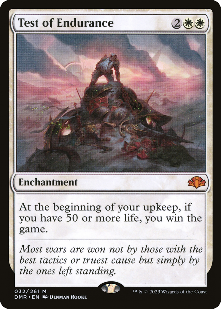 Test of Endurance (032) Foil - Dominaria Remastered