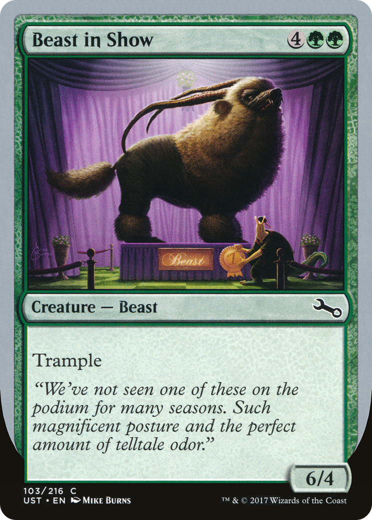 Beast in Show (103b) Foil - Unstable