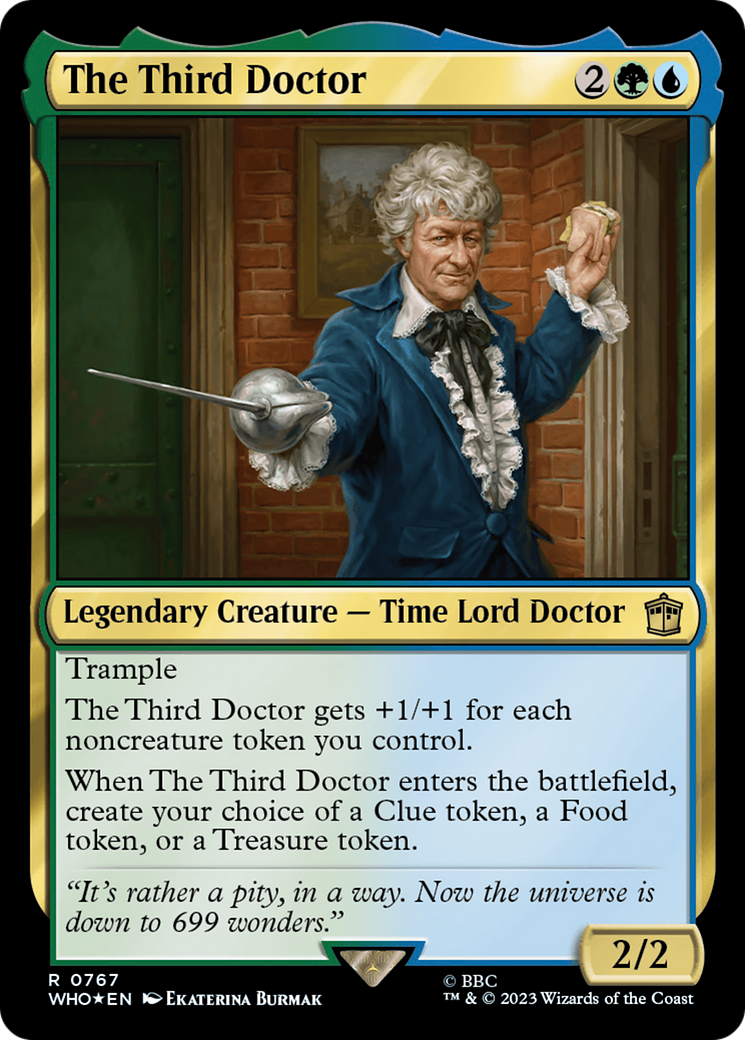 The Third Doctor (767) Foil - Doctor Who