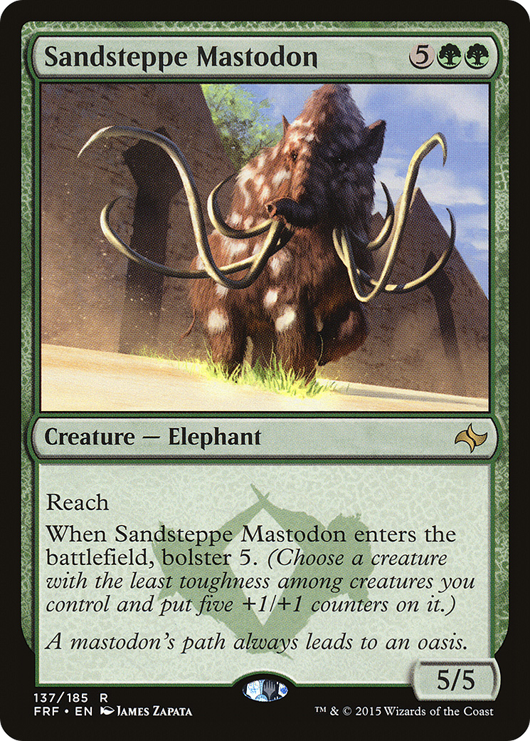 Sandsteppe Mastodon (137) - Fate Reforged