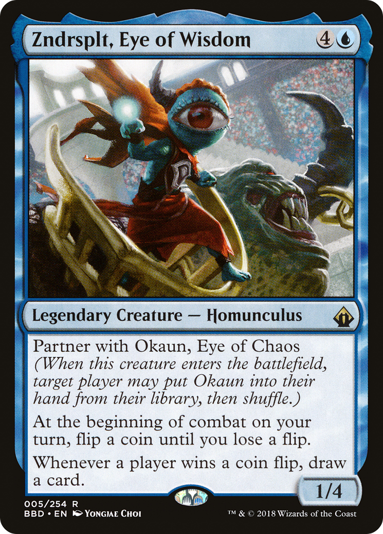 Zndrsplt, Eye of Wisdom (005) Foil - Battlebond