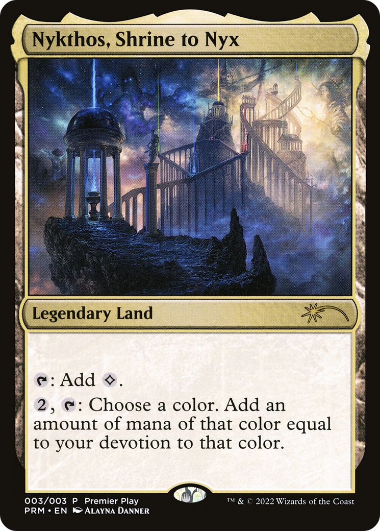 Nykthos, Shrine to Nyx (003) Foil - Pro Tour Promos