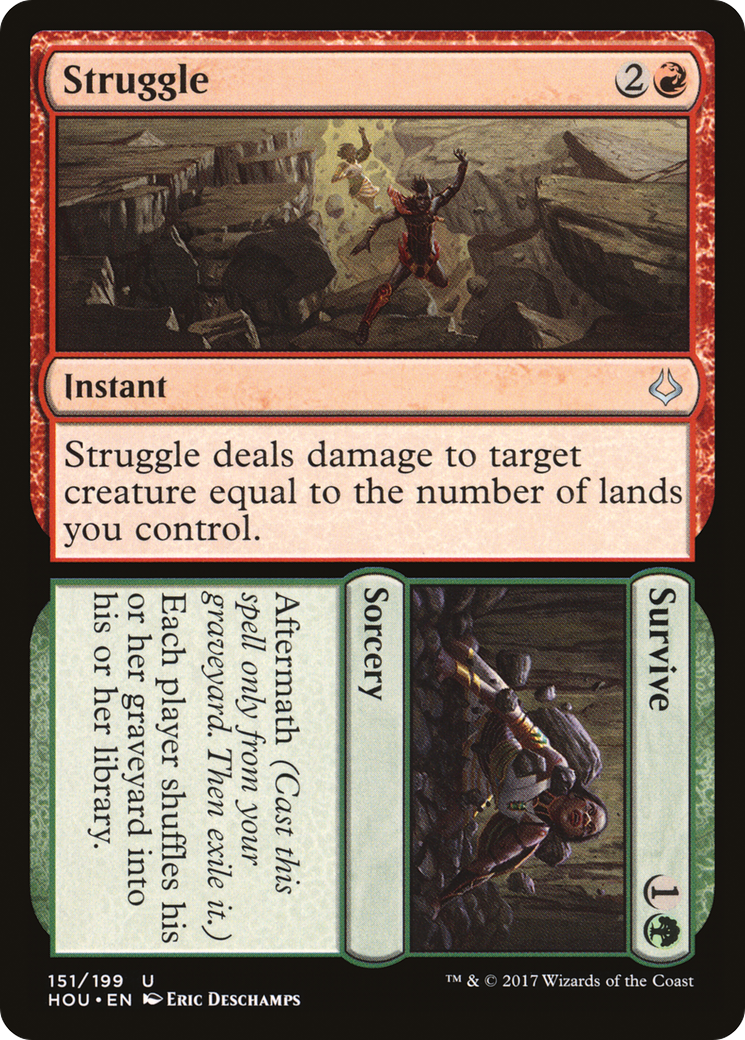 Struggle // Survive (151) Foil - Hour of Devastation