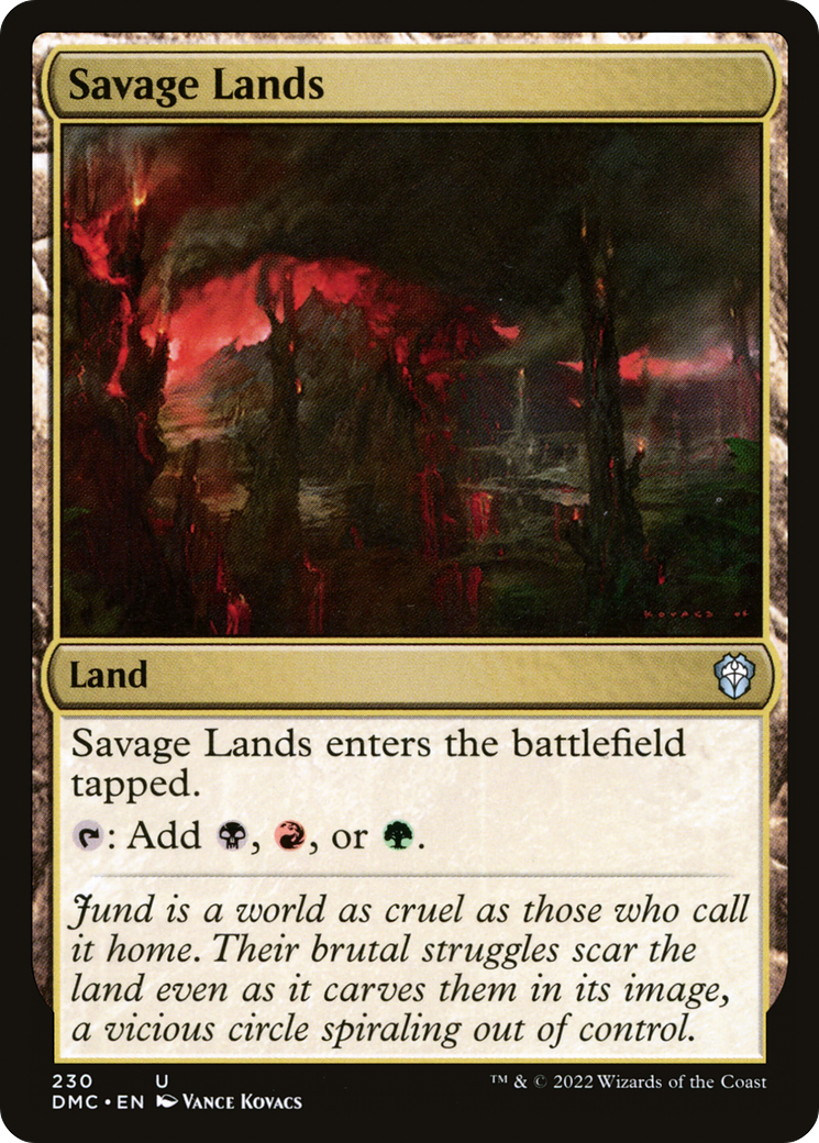 Savage Lands (230) - Dominaria United Commander