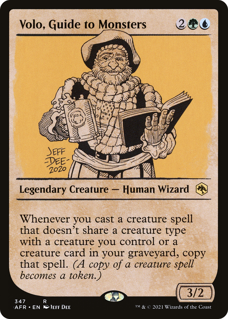 Volo, Guide to Monsters (Showcase) (347) Foil - Adventures in the Forgotten Realms