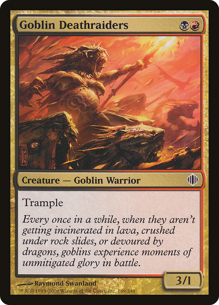 Goblin Deathraiders (169) Foil - Shards of Alara