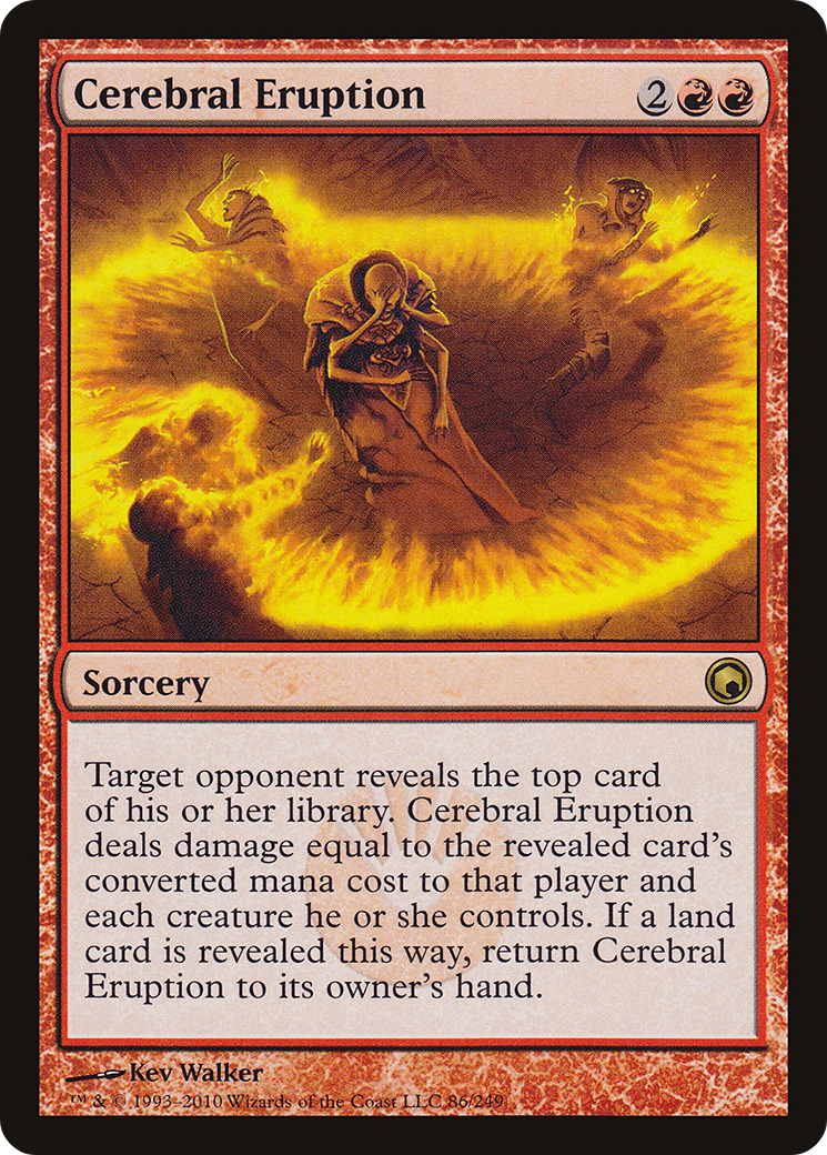 Cerebral Eruption (086) Foil - Scars of Mirrodin