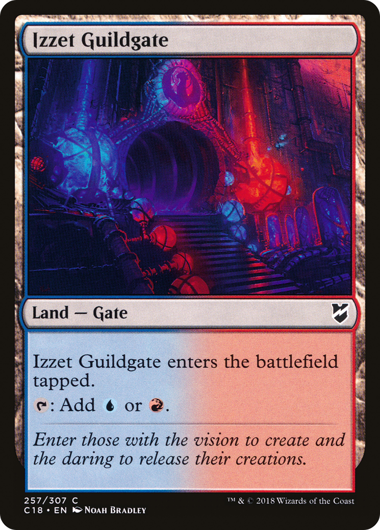 Izzet Guildgate (257) - Commander 2018