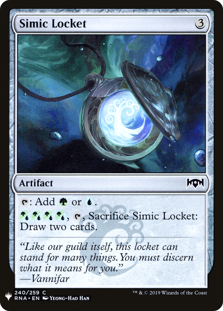 Simic Locket (RNA-240) - The List