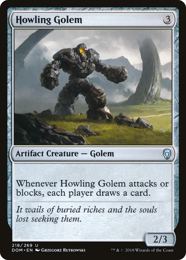 Howling Golem (218) - Dominaria