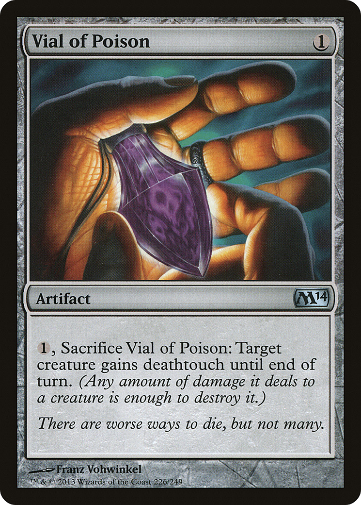 Vial of Poison (226) Foil - Magic 2014