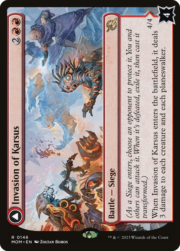 Invasion of Karsus // Refraction Elemental (146) Foil - March of the Machine