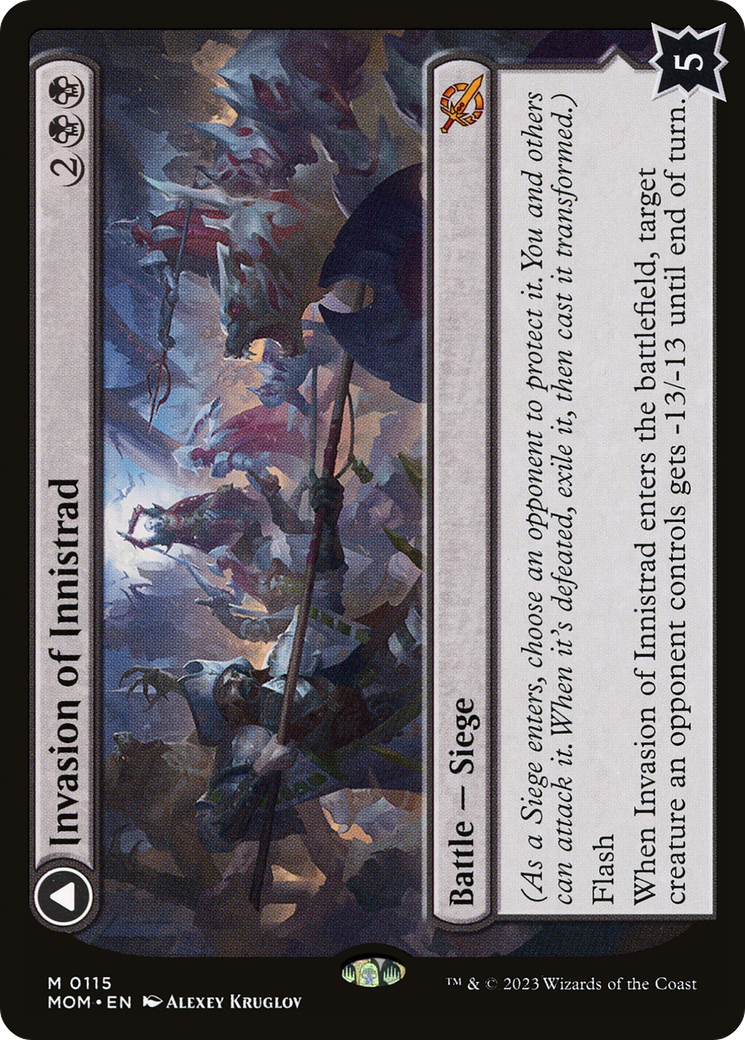 Invasion of Innistrad // Deluge of the Dead (115) - March of the Machine