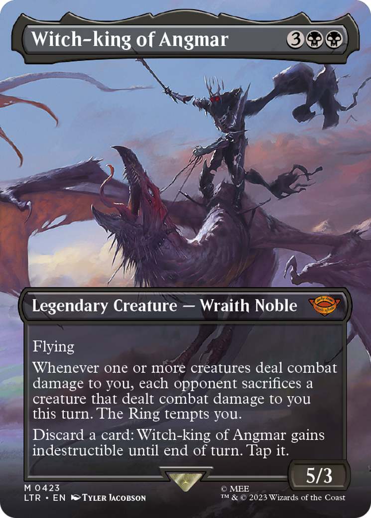 Witch-king of Angmar (Borderless) (423) Foil - The Lord of the Rings: Tales of Middle-earth