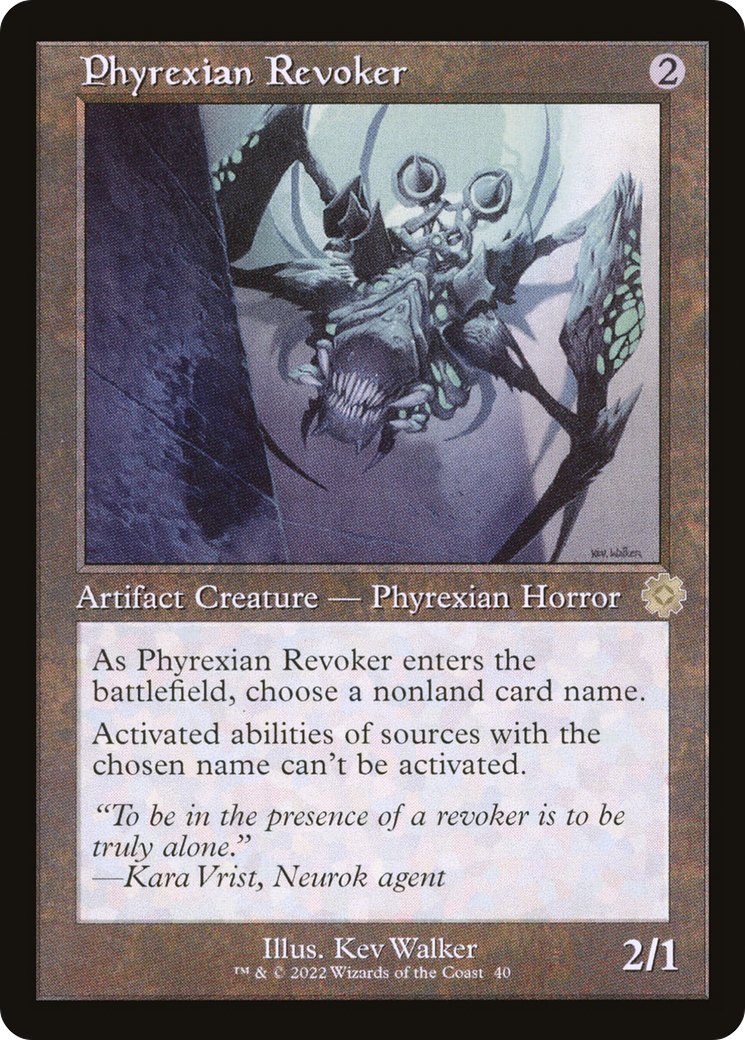 Phyrexian Revoker (Retro) (040) - The Brothers' War Retro Artifacts
