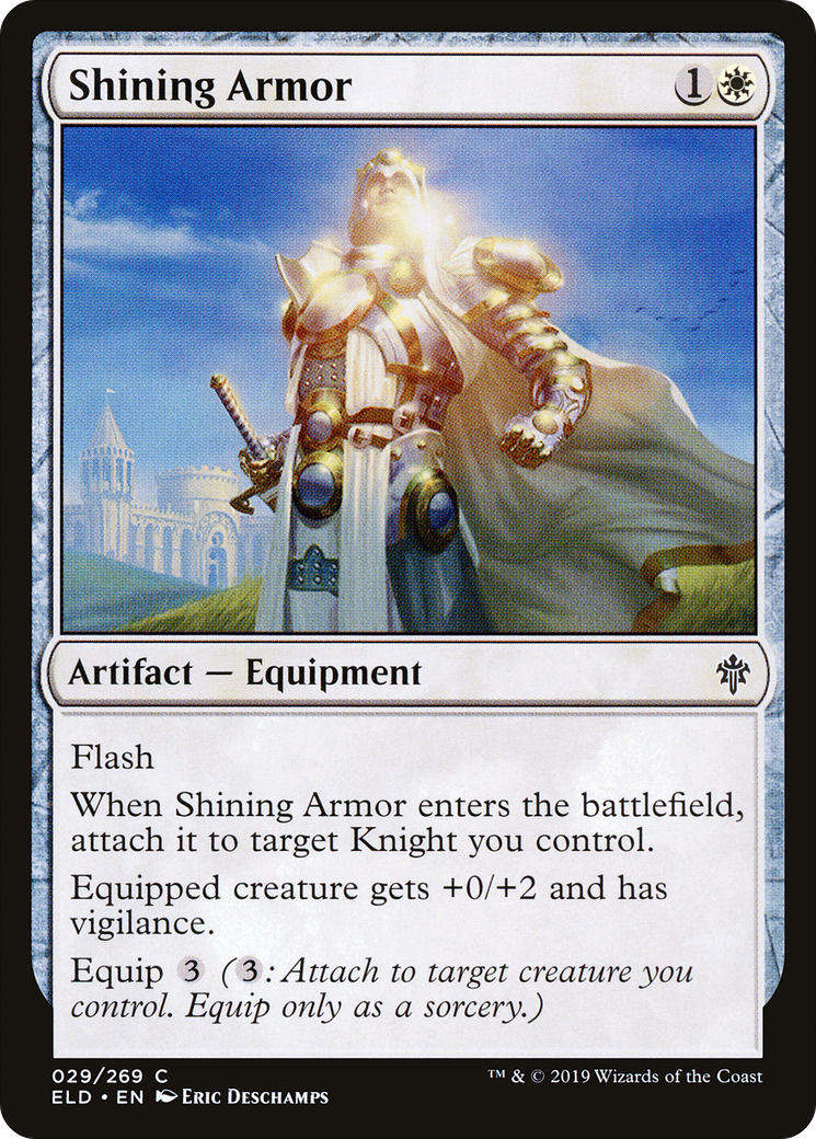 Shining Armor (029) Foil - Throne of Eldraine