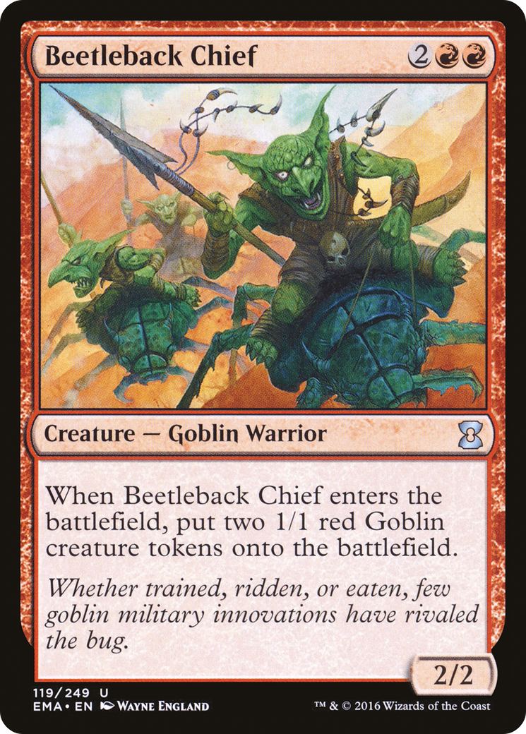 Beetleback Chief (119) Foil - Eternal Masters