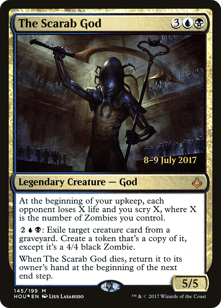 The Scarab God (145) Foil - Hour of Devastation Promos