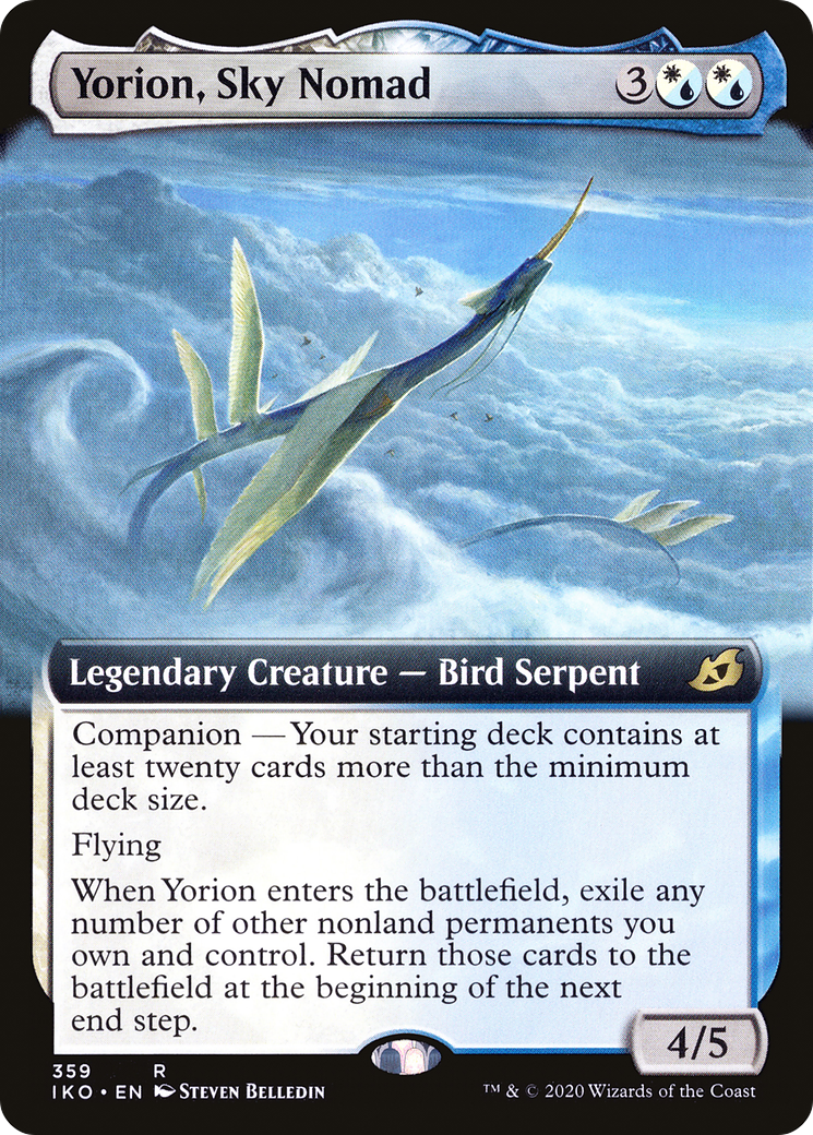 Yorion, Sky Nomad (Extended Art) (359) Foil - Ikoria: Lair of Behemoths