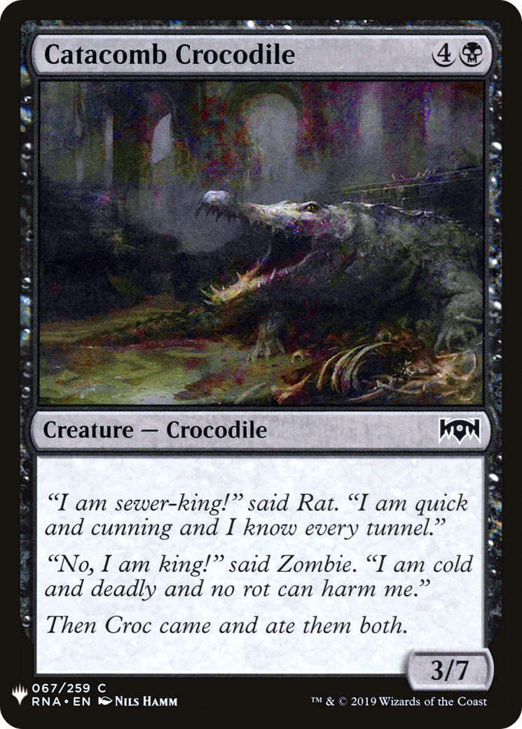 Catacomb Crocodile (RNA-67) - The List