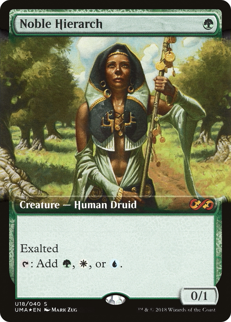 Noble Hierarch (Extended Art) (U18) Foil - Ultimate Box Topper