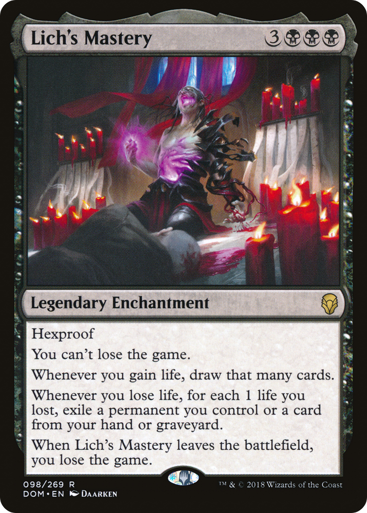 Lich's Mastery (098) Foil - Dominaria
