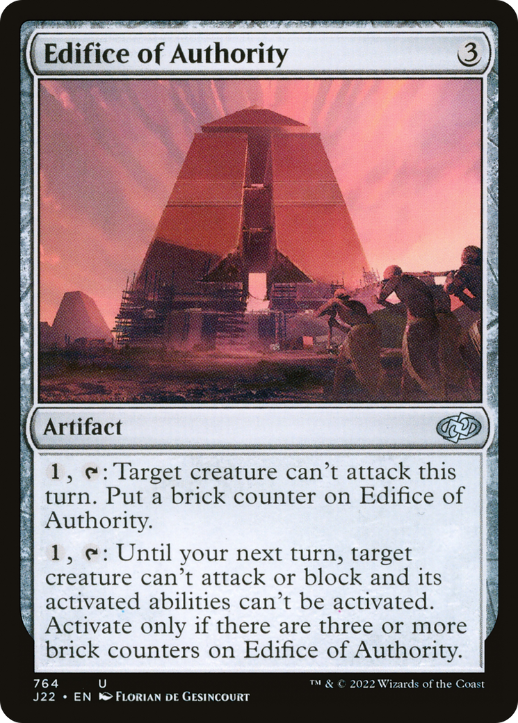 Edifice of Authority (764) - Jumpstart 2022