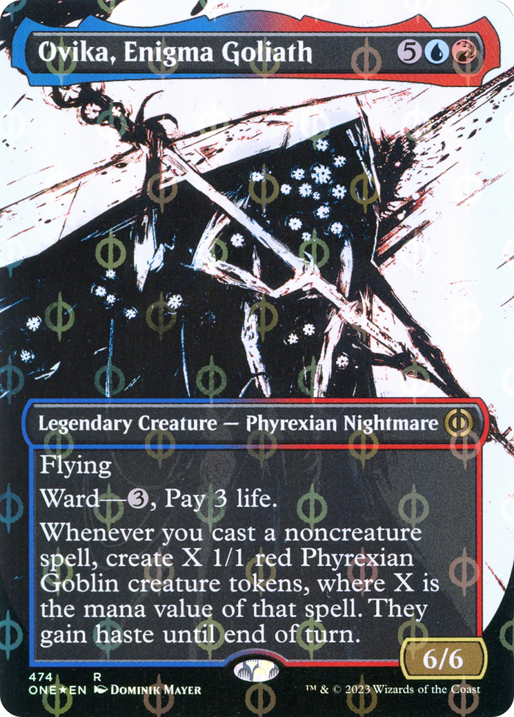 Ovika, Enigma Goliath (Showcase) (474) Foil - Phyrexia: All Will Be One