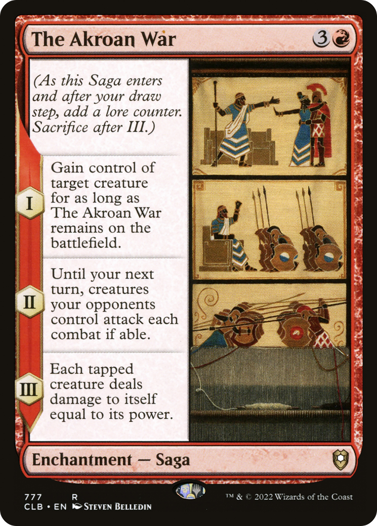 The Akroan War (777) - Commander Legends: Battle for Baldur's Gate
