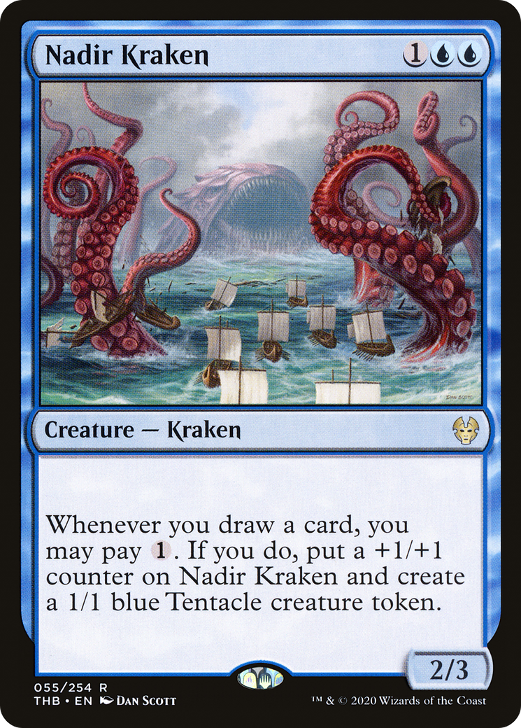 Nadir Kraken (055) Foil - Theros Beyond Death