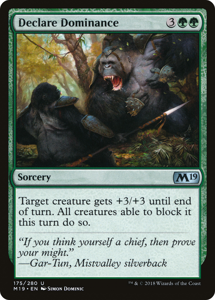 Declare Dominance (175) Foil - Core Set 2019