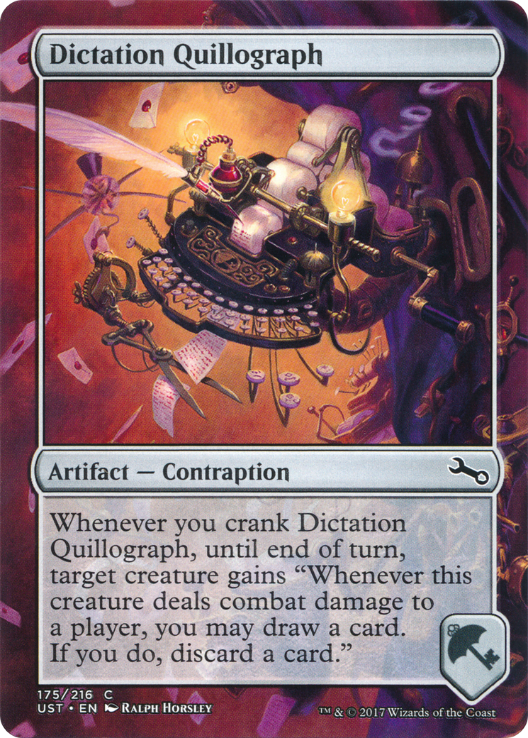 Dictation Quillograph (175) Foil - Unstable
