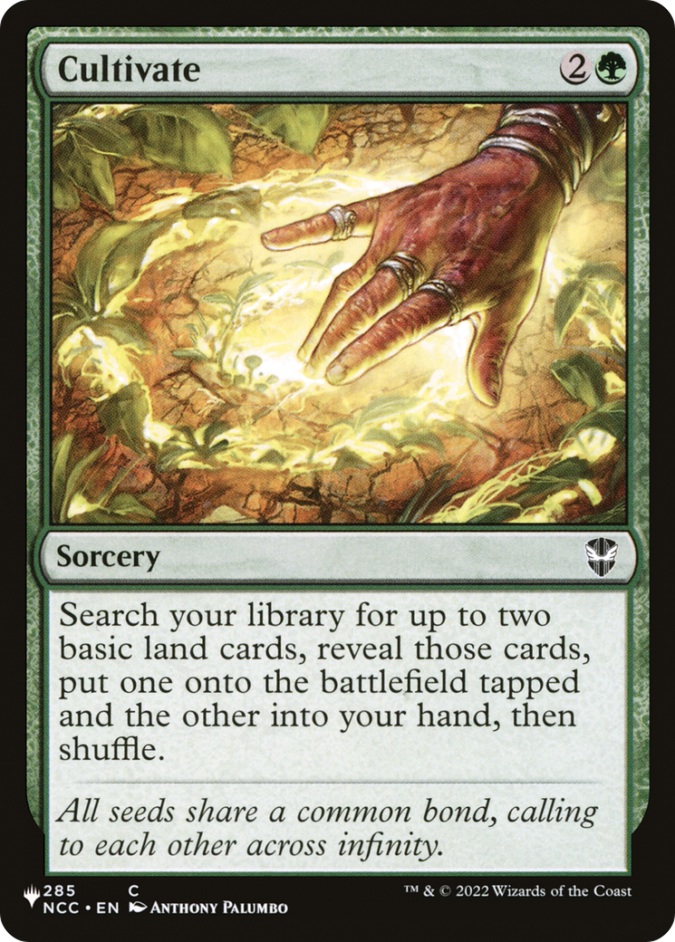 Cultivate (NCC-285)