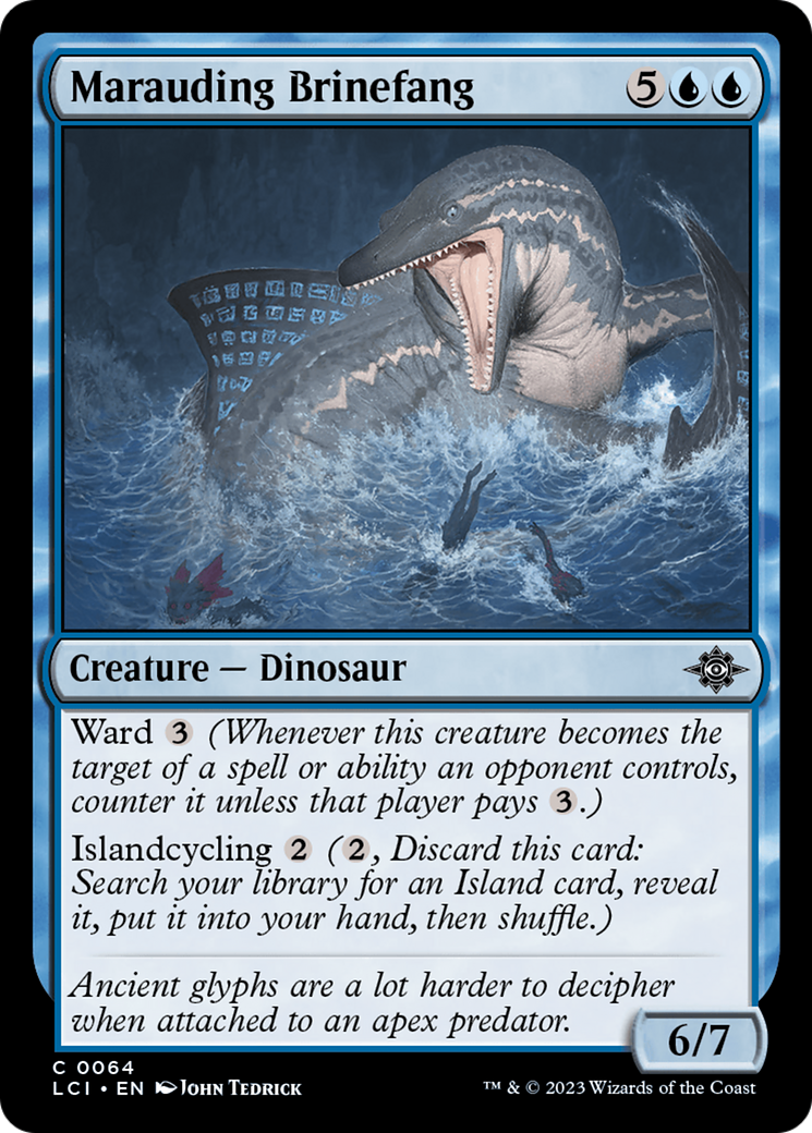 Marauding Brinefang (064) Foil - The Lost Caverns of Ixalan