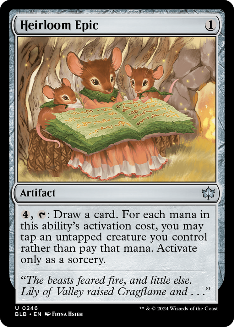 Heirloom Epic (246) Foil - Bloomburrow