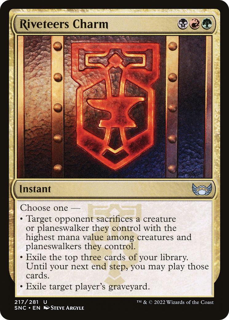 Riveteers Charm (217) - Streets of New Capenna