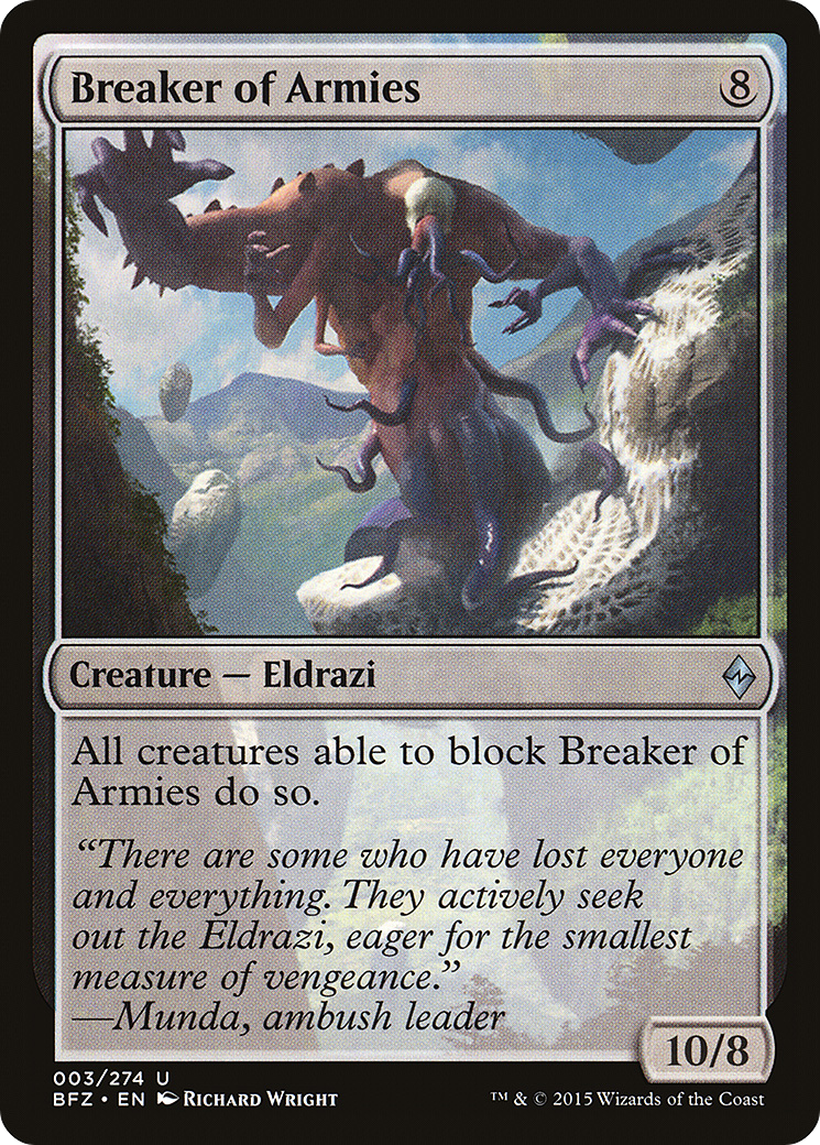 Breaker of Armies (003) - Battle for Zendikar