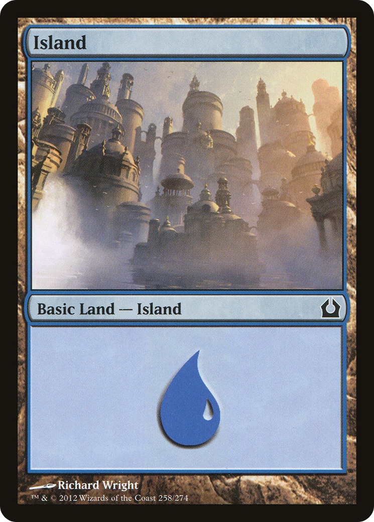 Island (258) Foil - Return to Ravnica