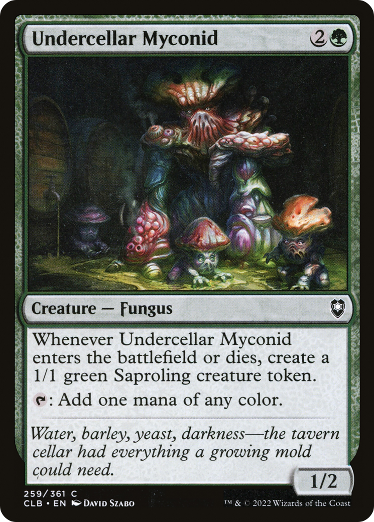 Undercellar Myconid (259) - Commander Legends: Battle for Baldur's Gate