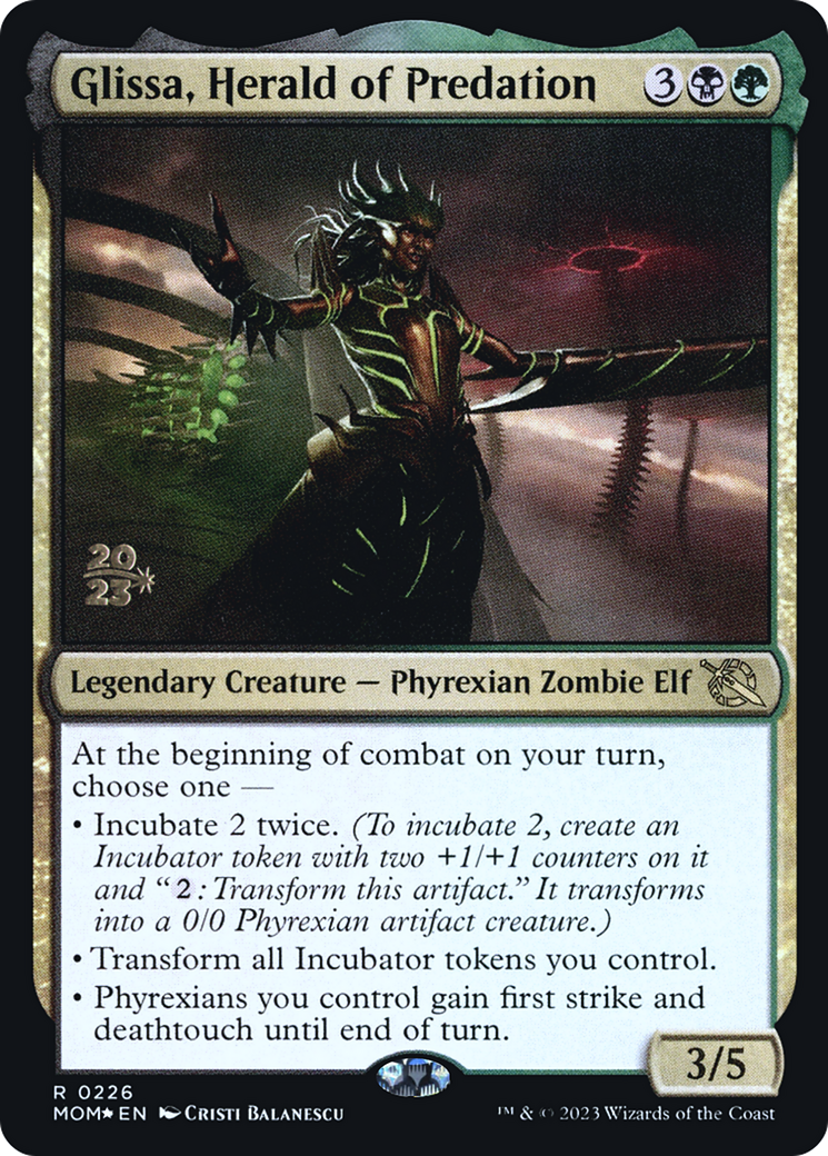 Glissa, Herald of Predation (226s) Foil - March of the Machine Promos