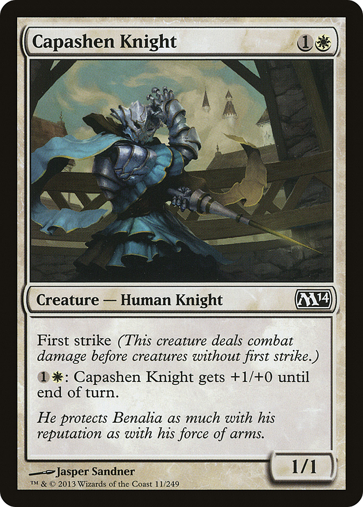 Capashen Knight (011) Foil - Magic 2014