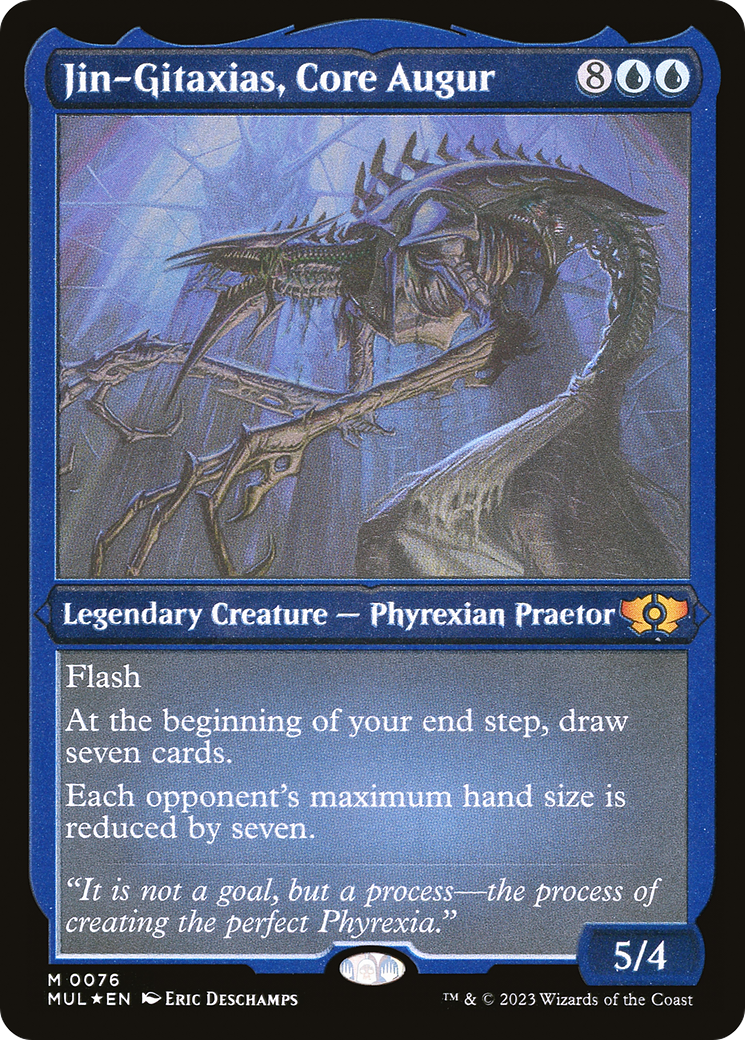 Jin-Gitaxias, Core Augur (076) Etched - Multiverse Legends