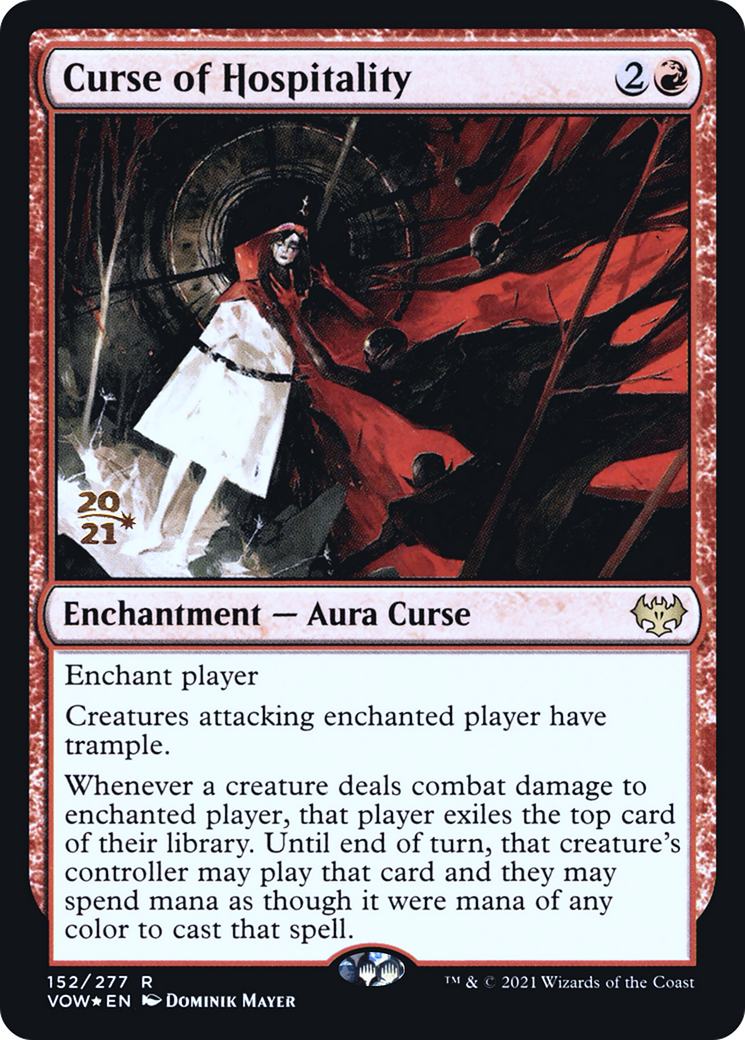 Curse of Hospitality (152) Foil - Innistrad: Crimson Vow Promos
