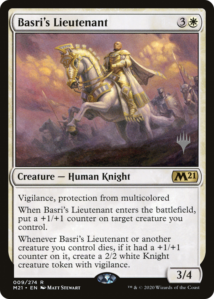 Basri's Lieutenant (09p) Foil - Core Set 2021 Promos