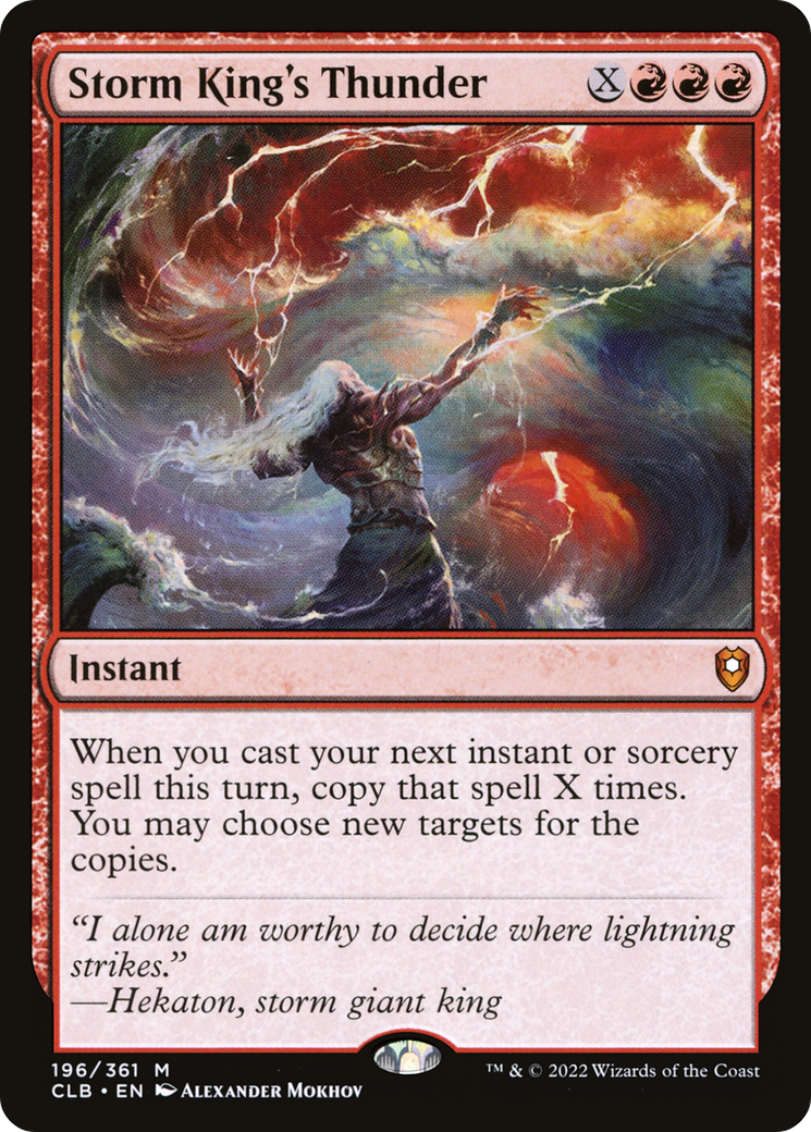 Storm King's Thunder (196) Foil - Commander Legends: Battle for Baldur's Gate