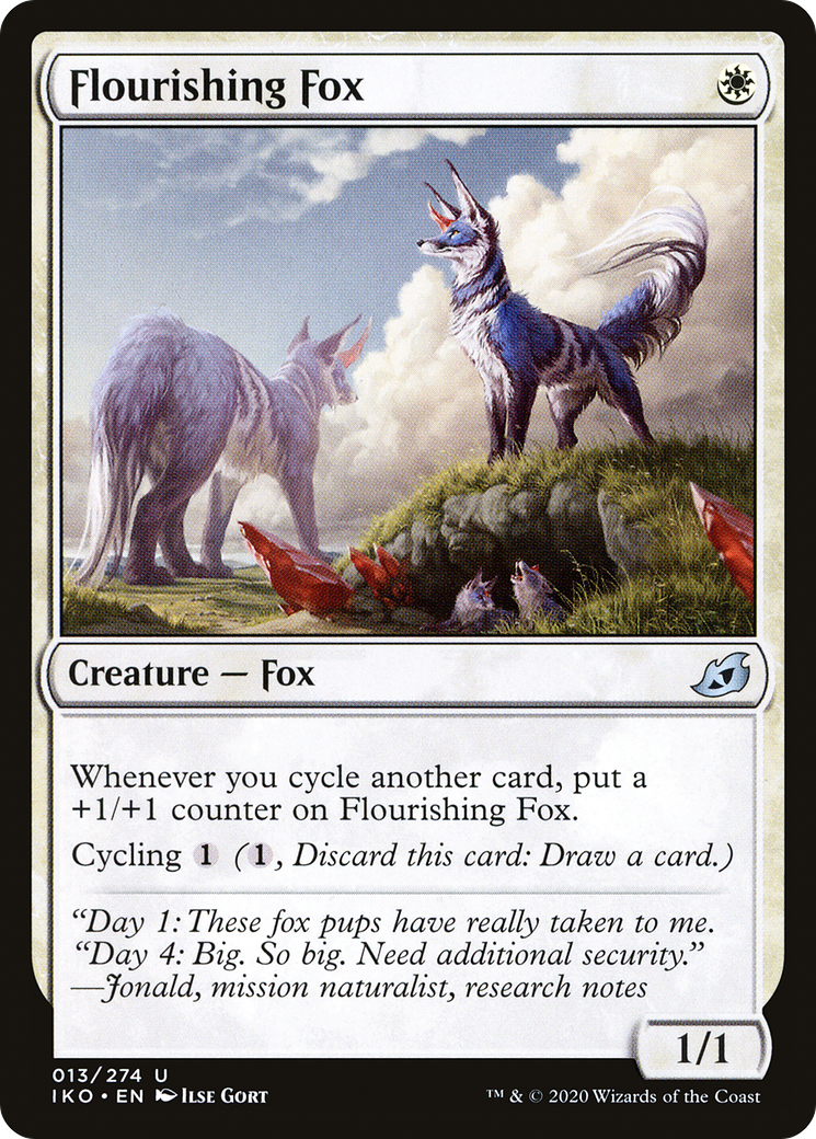 Flourishing Fox (013) Foil - Ikoria: Lair of Behemoths