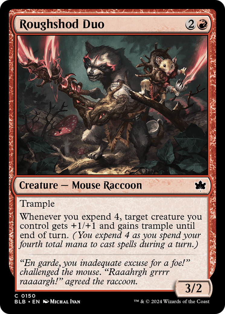 Roughshod Duo (150) Foil - Bloomburrow