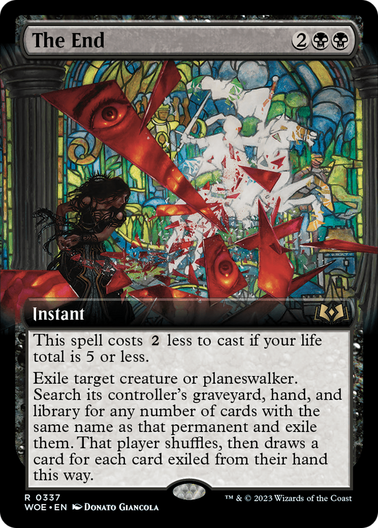 The End (Extended Art) (337) - Wilds of Eldraine