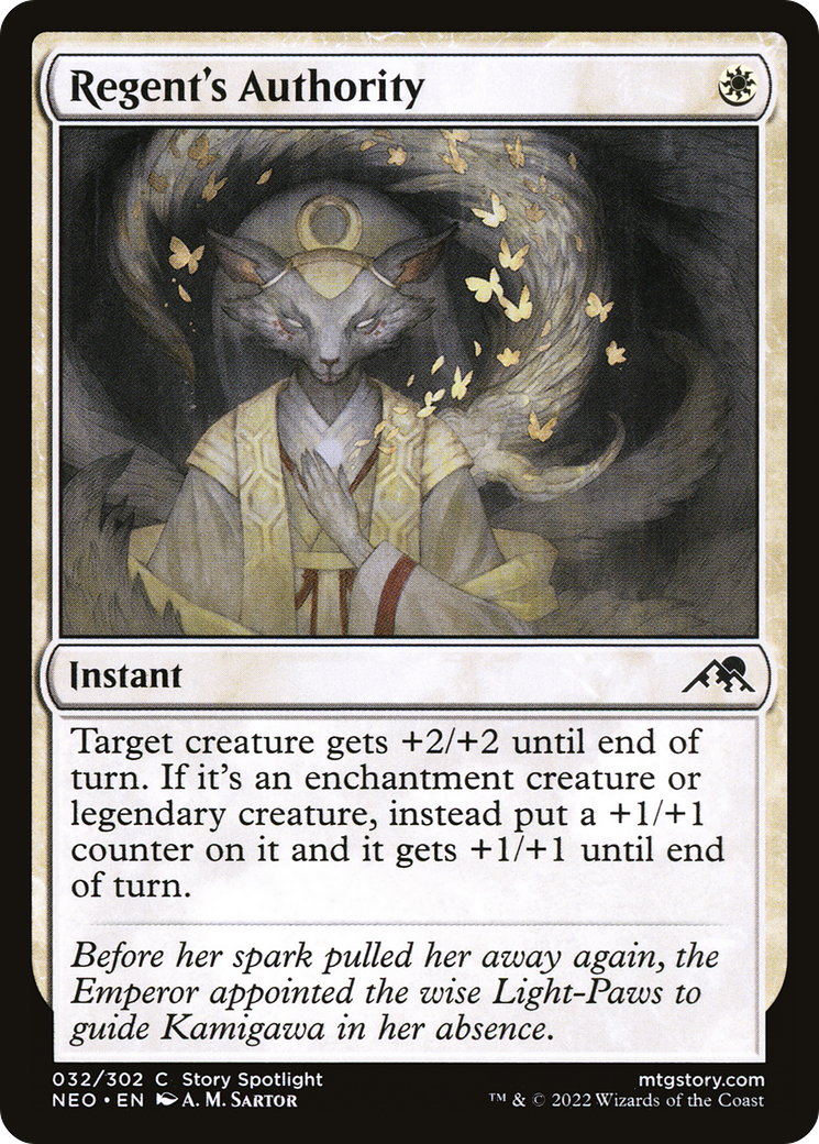 Regent's Authority (032) Foil - Kamigawa: Neon Dynasty