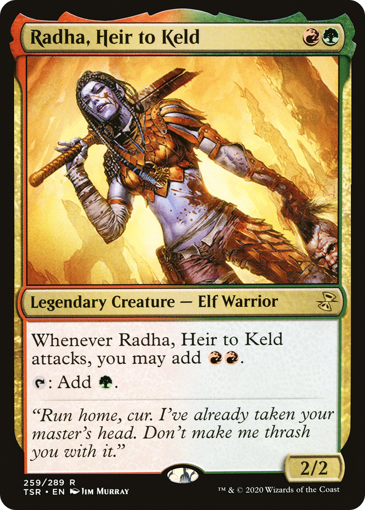Radha, Heir to Keld (259) Foil - Time Spiral Remastered